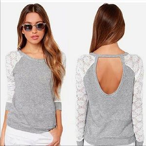 🖤Lace Sleeve Tunic🖤